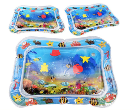 Baby Inflatable Water Mat, Infants Summer Beach Water Mat Patted Pad Water Cushion For Infants Toddlers Summer Activity Play Toys Baby Pillows