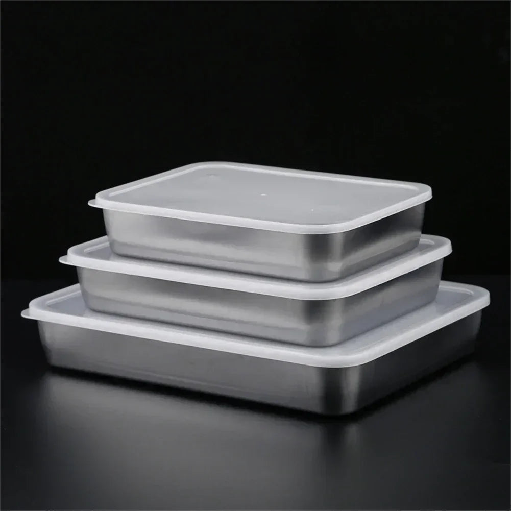 Pan Baking Tray Baking Tray Tray - Kitchen Storage 23x17x5cm 31x24x5cm Cooling Rack Cover Set Superior Mirror Finish