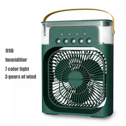 Portable Air Conditioner Fan Household Hydrocooling Water mist Cooler Portable Air Adjustment For Office 3 Speed Fan